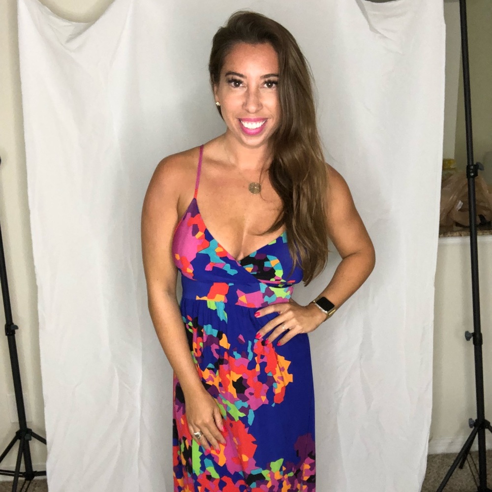 Colorful Maxi Dress - Picture 5 of 5